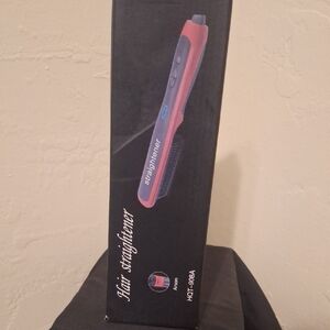 Red and Black Hair Straightener